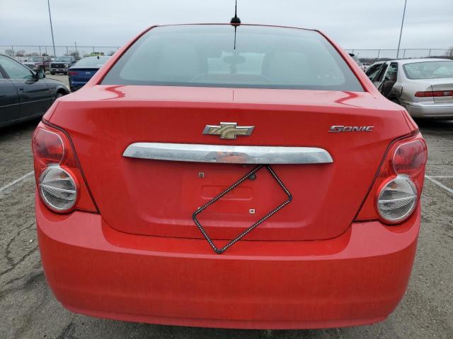 1G1JC5SH0G4177526 - 2016 CHEVROLET SONIC LT RED photo 6