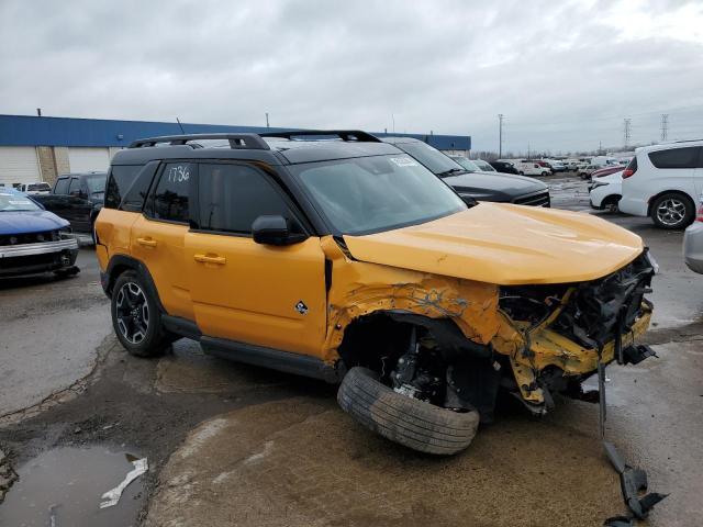 3FMCR9C68NRD81736 - 2022 FORD BRONCO SPO OUTER BANKS YELLOW photo 4