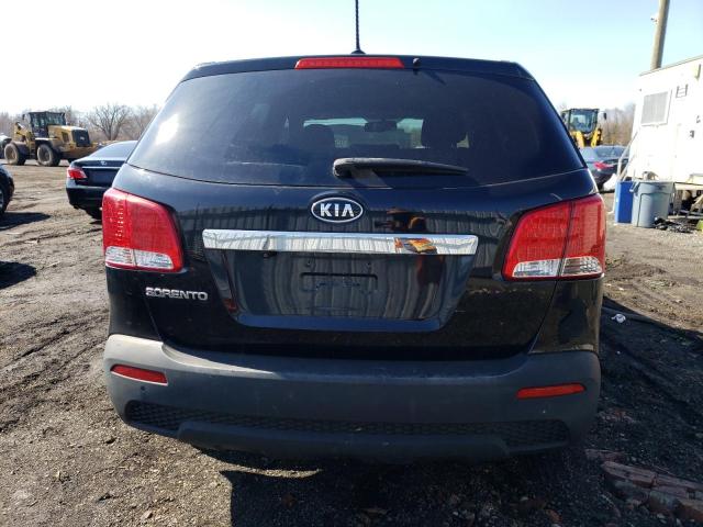 5XYKT3A13DG396742 - 2013 KIA SORENTO LX BLACK photo 6