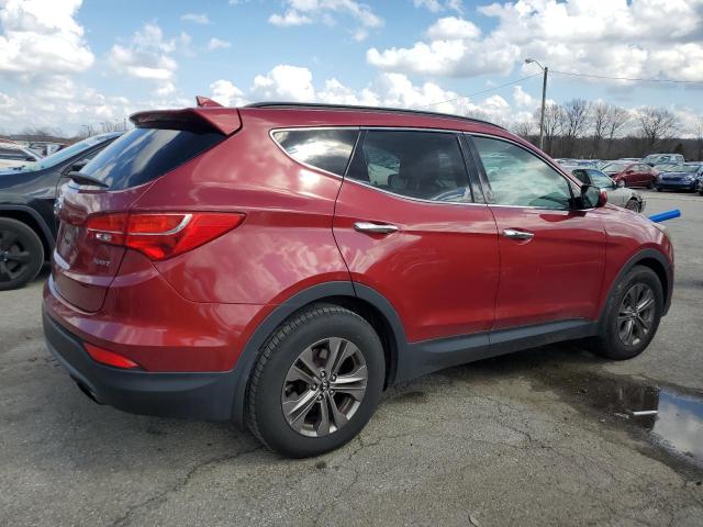 5XYZU3LB4DG030502 - 2013 HYUNDAI SANTA FE S RED photo 3