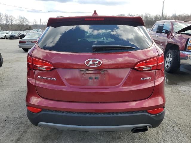 5XYZU3LB4DG030502 - 2013 HYUNDAI SANTA FE S RED photo 6