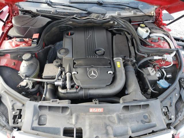 WDDGF4HB2CR234608 - 2012 MERCEDES-BENZ C 250 RED photo 11