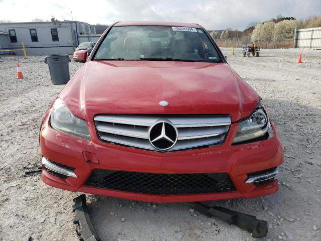 WDDGF4HB2CR234608 - 2012 MERCEDES-BENZ C 250 RED photo 5