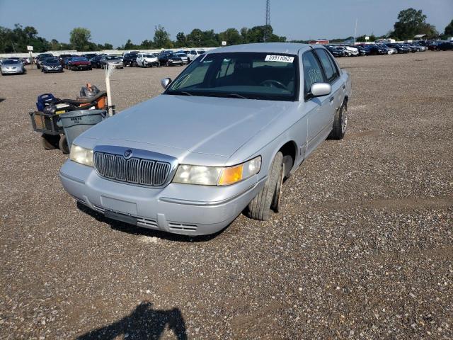 2MEFM74W7YX706108 - 2000 MERCURY GRAND MARQ GS SILVER photo 2