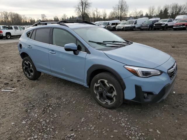 JF2GTHMC6M8661422 - 2021 SUBARU CROSSTREK LIMITED BLUE photo 4