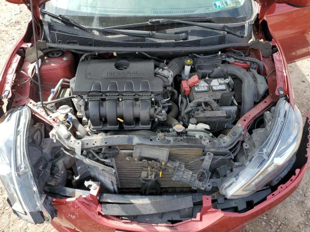 3N1AB7AP5GY320730 - 2016 NISSAN SENTRA S RED photo 11