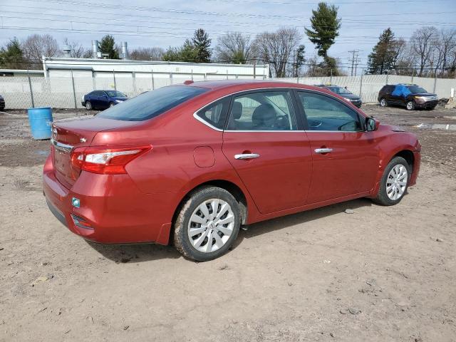 3N1AB7AP5GY320730 - 2016 NISSAN SENTRA S RED photo 3