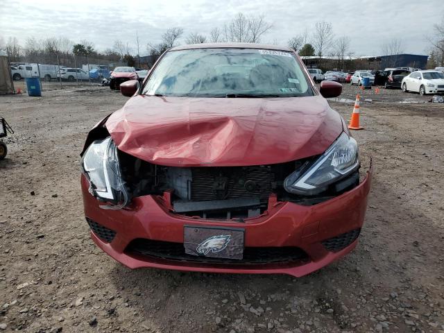 3N1AB7AP5GY320730 - 2016 NISSAN SENTRA S RED photo 5