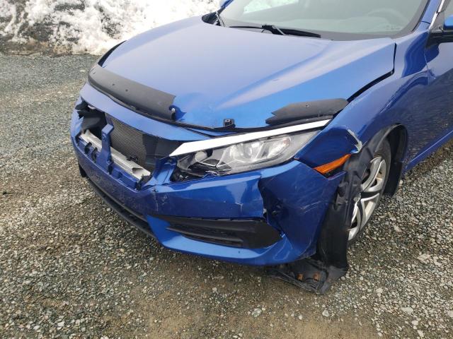 2HGFC2F52GH022993 - 2016 HONDA CIVIC LX BLUE photo 8