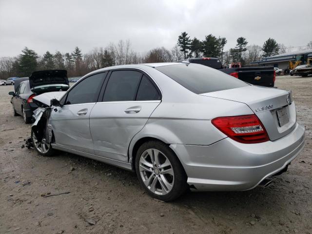 WDDGF8ABXEG251429 - 2014 MERCEDES-BENZ C 300 4MATIC SILVER photo 2