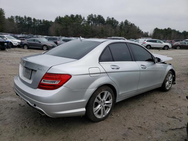 WDDGF8ABXEG251429 - 2014 MERCEDES-BENZ C 300 4MATIC SILVER photo 3