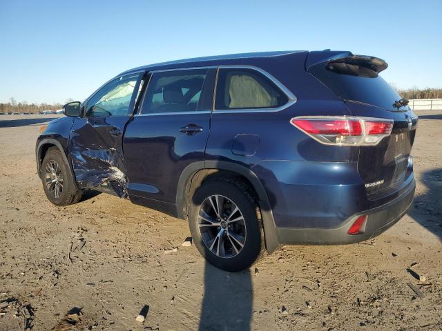 5TDJKRFHXGS321535 - 2016 TOYOTA HIGHLANDER XLE 蓝色 照片 2