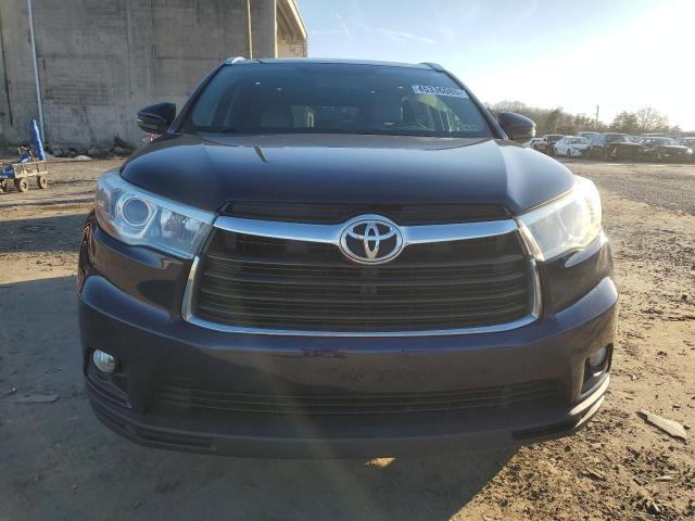 5TDJKRFHXGS321535 - 2016 TOYOTA HIGHLANDER XLE 蓝色 照片 5