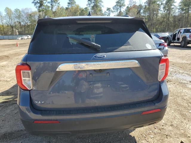 1FMSK7DH3MGA51612 - 2021 FORD EXPLORER XLT BLUE photo 6