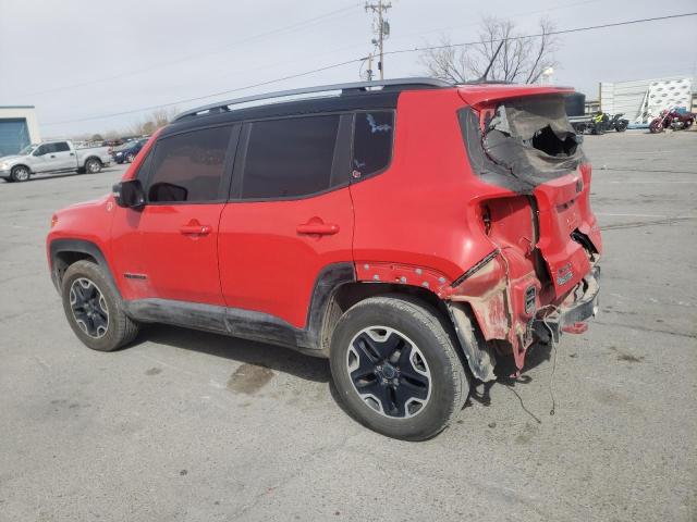 ZACCJBCT1FPB96013 - 2015 JEEP RENEGADE TRAILHAWK RED photo 2