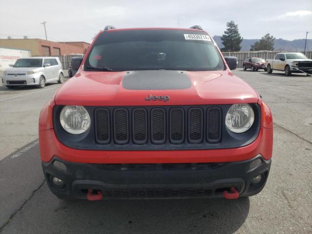 ZACCJBCT1FPB96013 - 2015 JEEP RENEGADE TRAILHAWK RED photo 5