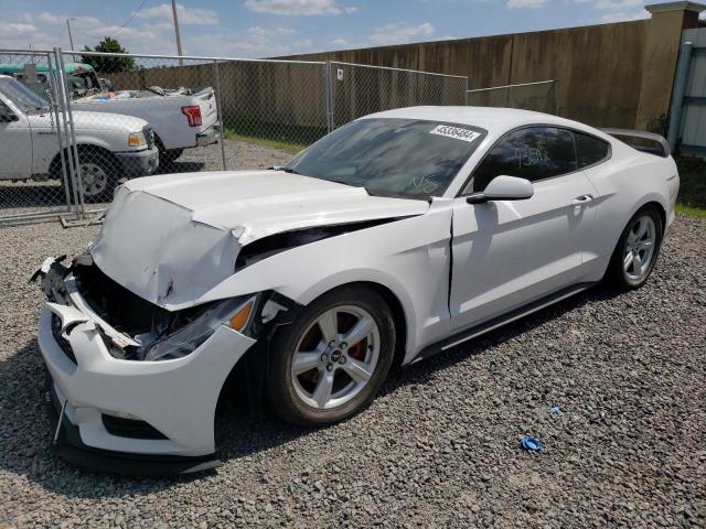 1FA6P8AM2F5395063 - 2015 FORD MUSTANG WHITE photo 1