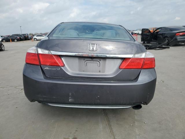 1HGCR2F3XEA114848 - 2014 HONDA ACCORD LX GRAY photo 6