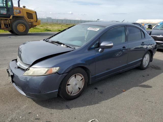 JHMFA36258S022351 - 2008 HONDA CIVIC HYBRID GRAY photo 1