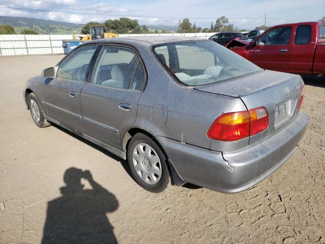 2HGEJ6610YH500156 - 2000 HONDA CIVIC BASE 灰色 照片 2