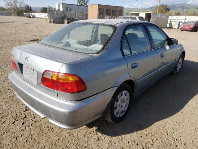2HGEJ6610YH500156 - 2000 HONDA CIVIC BASE 灰色 照片 3