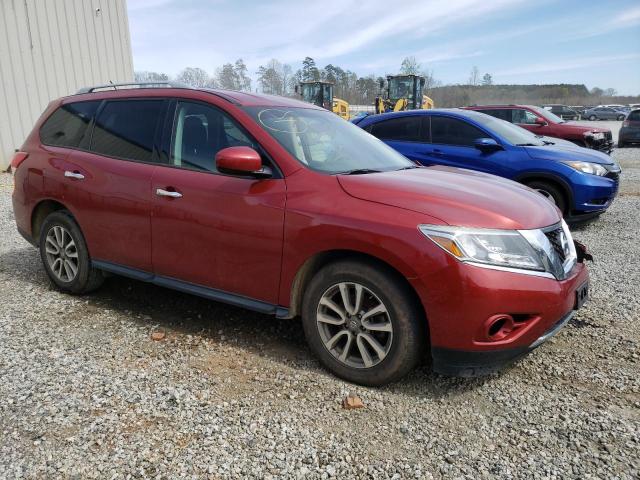 5N1AR2MNXGC655153 - 2016 NISSAN PATHFINDER S 红色 照片 4