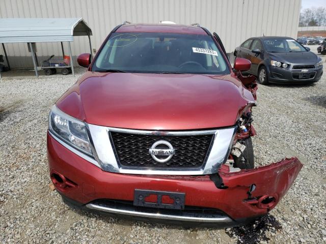 5N1AR2MNXGC655153 - 2016 NISSAN PATHFINDER S 红色 照片 5
