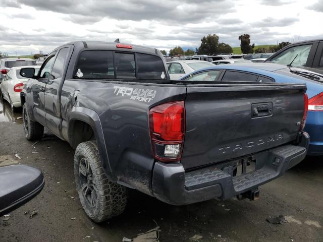 5TFSZ5AN2JX140078 - 2018 TOYOTA TACOMA ACCESS CAB CHARCOAL photo 2