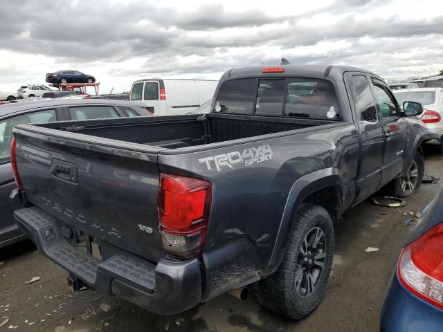 5TFSZ5AN2JX140078 - 2018 TOYOTA TACOMA ACCESS CAB გრაფიტი ფოტო 3