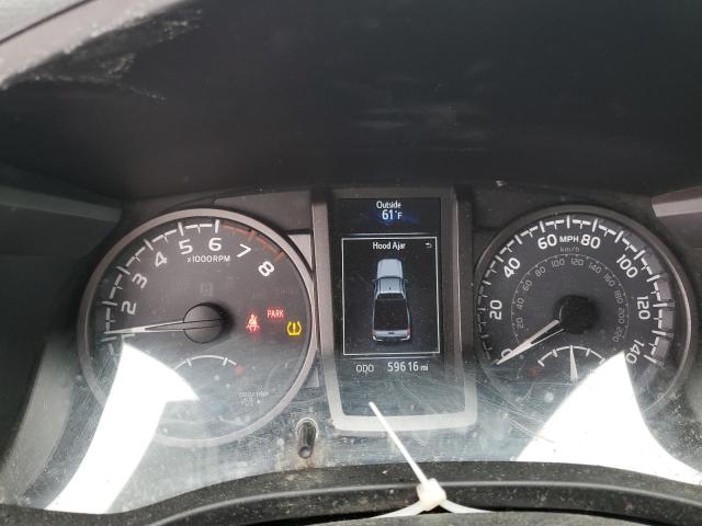 5TFSZ5AN2JX140078 - 2018 TOYOTA TACOMA ACCESS CAB გრაფიტი ფოტო 9