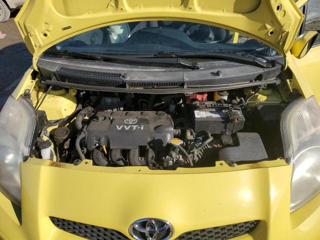 JTDJT903395240654 - 2009 TOYOTA YARIS YELLOW photo 11