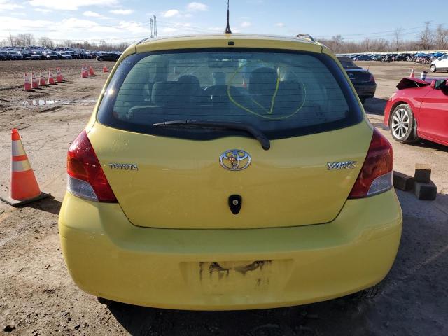 JTDJT903395240654 - 2009 TOYOTA YARIS YELLOW photo 6