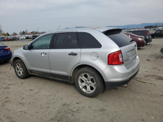 2FMDK3G97DBA87476 - 2013 FORD EDGE SE SILVER photo 2