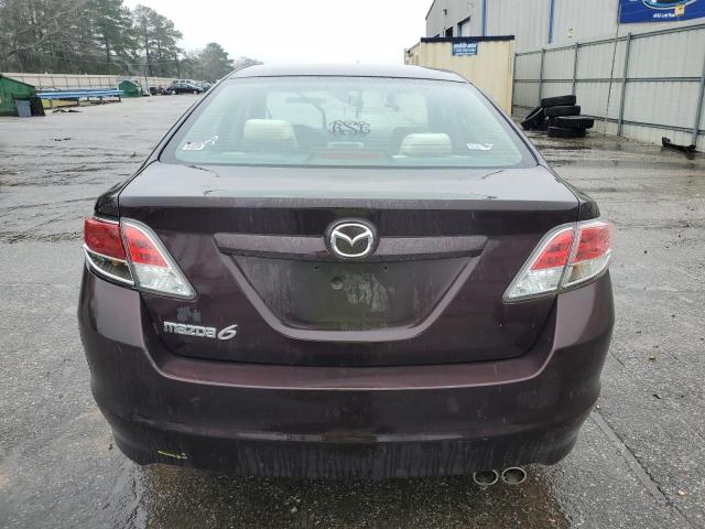 1YVHZ8BH3A5M23115 - 2010 MAZDA 6 I BURGUNDY photo 6