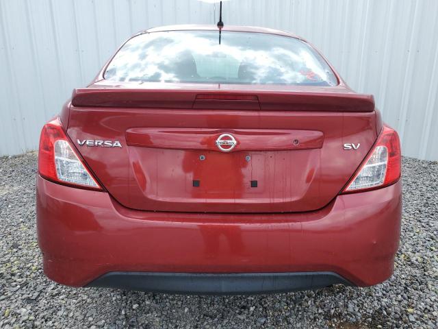 3N1CN7AP3HK464118 - 2017 NISSAN VERSA S RED photo 6