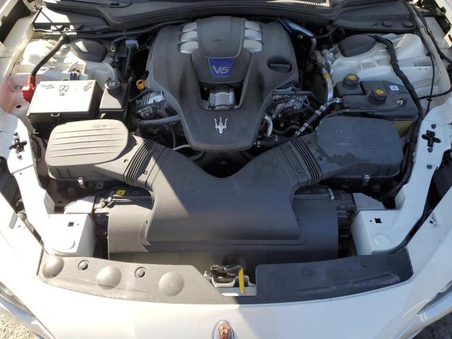 ZAM57RTA0E1126138 - 2014 MASERATI GHIBLI S WHITE photo 11