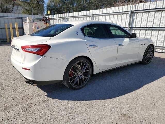 ZAM57RTA0E1126138 - 2014 MASERATI GHIBLI S WHITE photo 3