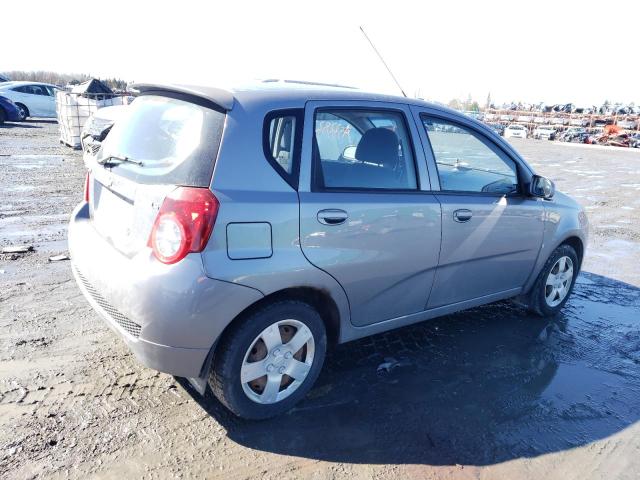 KL1TV65E99B601406 - 2009 CHEVROLET AVEO LS GRAY photo 3