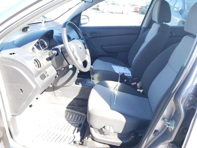 KL1TV65E99B601406 - 2009 CHEVROLET AVEO LS GRAY photo 7