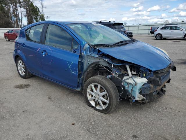 JTDKDTB35C1504872 - 2012 TOYOTA PRIUS C BLUE photo 4