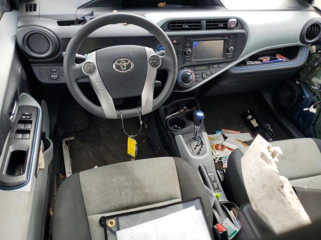 JTDKDTB35C1504872 - 2012 TOYOTA PRIUS C BLUE photo 8