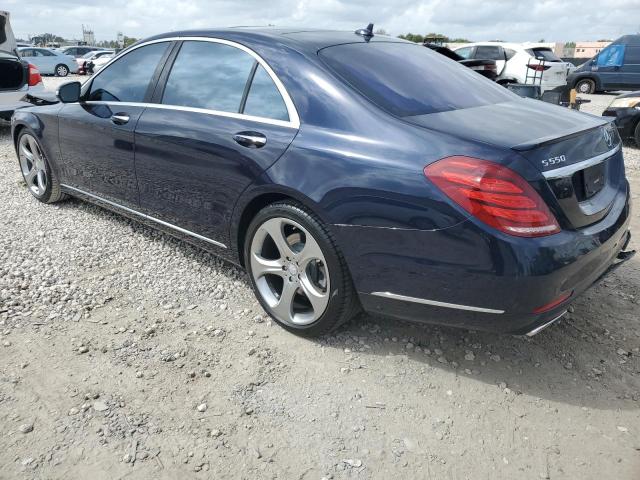 WDDUG8CB3GA238685 - 2016 MERCEDES-BENZ S 550 BLUE photo 2