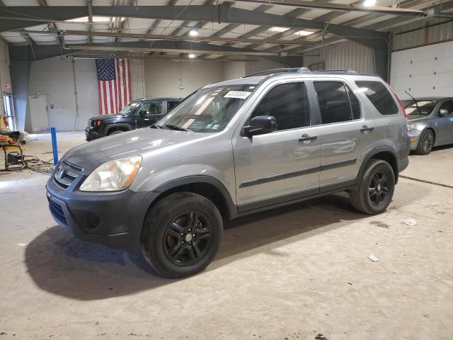 JHLRD78515C053531 - 2005 HONDA CR-V LX GRAY photo 1