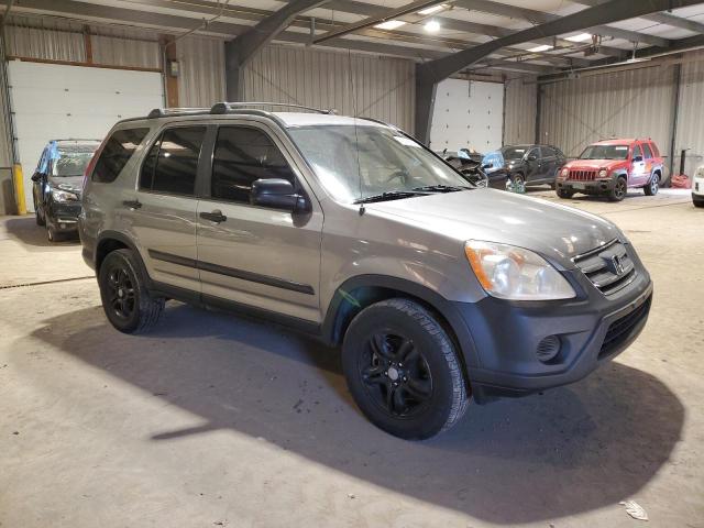 JHLRD78515C053531 - 2005 HONDA CR-V LX GRAY photo 4