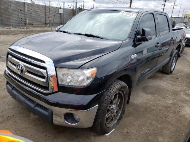 5TFEY5F12DX144948 - 2013 TOYOTA TUNDRA CREWMAX SR5 BLACK photo 1