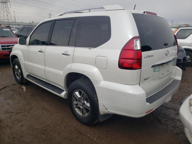 JTJBT20X580162918 - 2008 LEXUS GX 470 WHITE photo 2