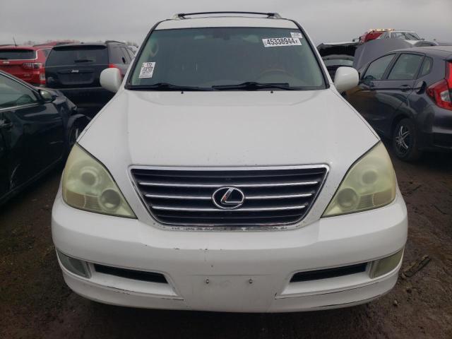 JTJBT20X580162918 - 2008 LEXUS GX 470 WHITE photo 5