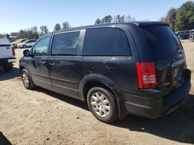 2A8HR44H18R134879 - 2008 CHRYSLER TOWN & COU LX BLACK photo 2