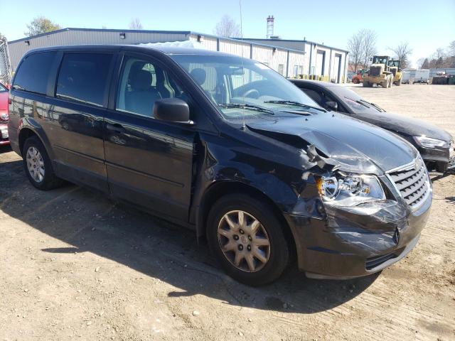 2A8HR44H18R134879 - 2008 CHRYSLER TOWN & COU LX BLACK photo 4