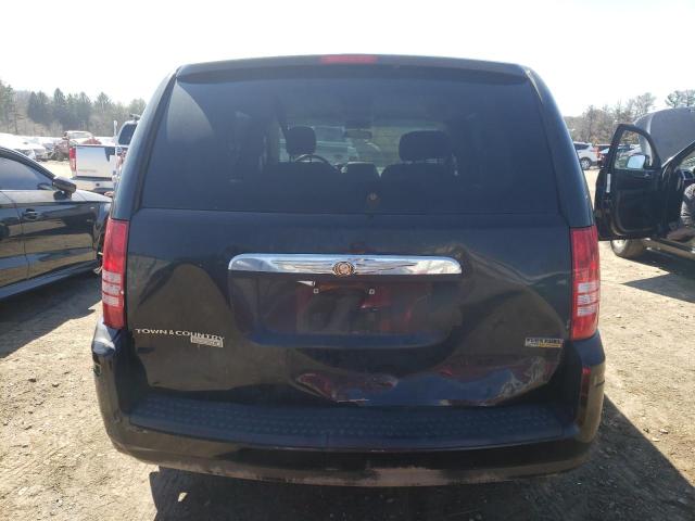 2A8HR44H18R134879 - 2008 CHRYSLER TOWN & COU LX BLACK photo 6